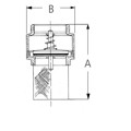 Produktbild von GEKA® - Fußventil-Saugkorb MS/VA, IG G1", SB