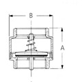 Produktbild von GEKA® - Zwischenventil MS, 2 x IG G1.1/4", SB