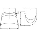 Produktbild von GEKA® plus - Wandschlauchhalter, KS, 270x200x190mm, grün