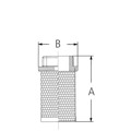 Produktbild von GEKA® - Fußventil-Saugkorb-SB, Edelstahl 1.4306, Außengewinde G 1"