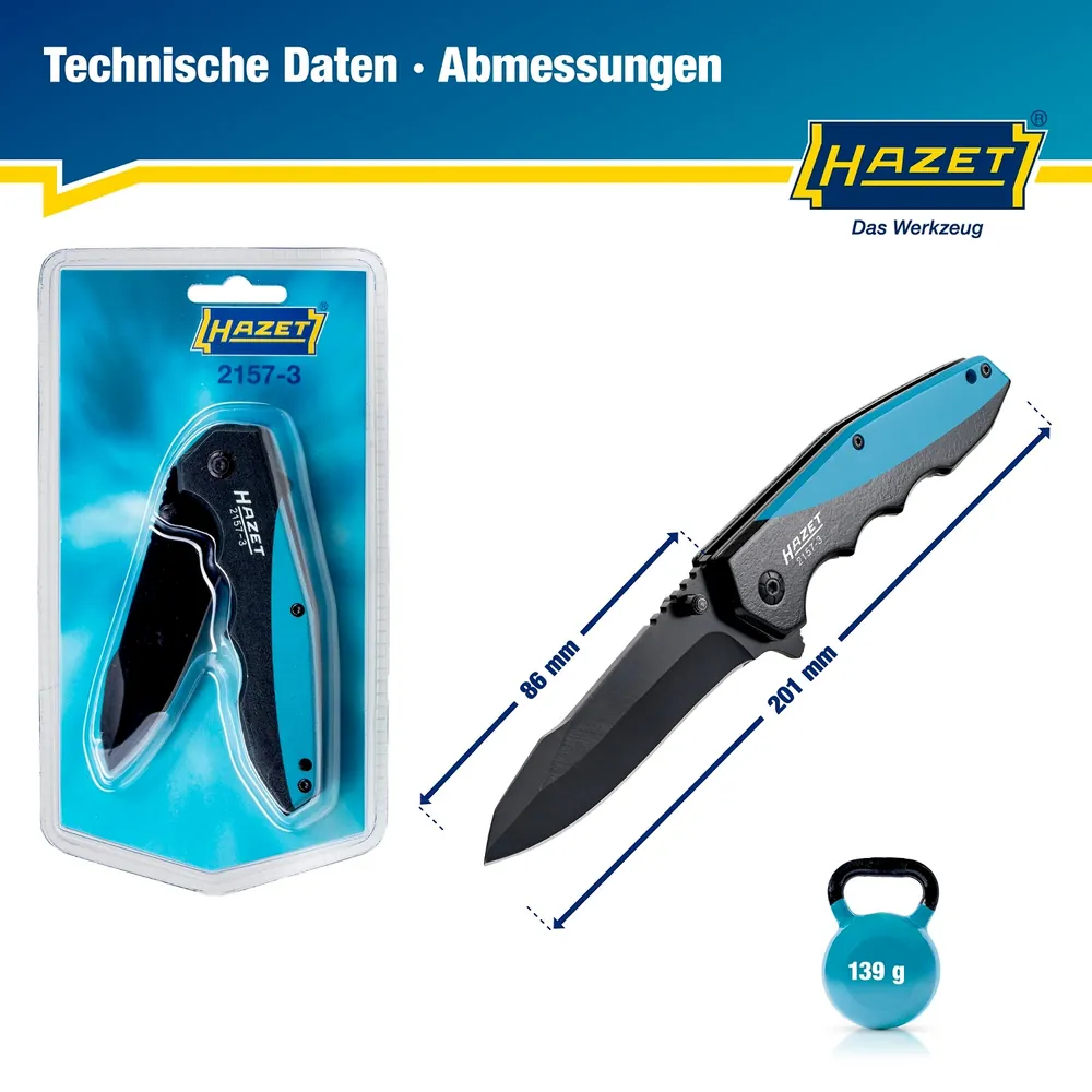 HAZET Klappmesser 2157-3 ∙ 201 mm Produktbild img7 L