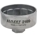 HAZET Ölfilterschlüssel 2169 ∙ 3/8 Zoll (10 mm) Vierkant hohl ∙ Außen 14-kant Profil ∙ SW 74 mm Produktbild