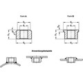 Produktbild von Ganter Norm® - Schweißmuffen, Edelstahl, mit und ohne Bund (7490-NI-G1/4-B)