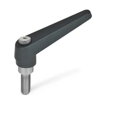 Produktbild von Ganter Norm® - Verstellbare Klemmhebel, Zink-Druckguss, Einsatz Edelstahl, mit