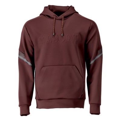 Produktbild von MASCOT® - 22186-608 Fleece Kapuzensweatshirt, bordeaux, 3XL