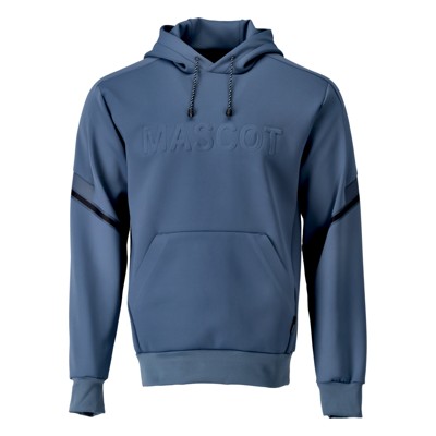Produktbild von MASCOT® - 22186-608 Fleece Kapuzensweatshirt, steinblau, 4XL
