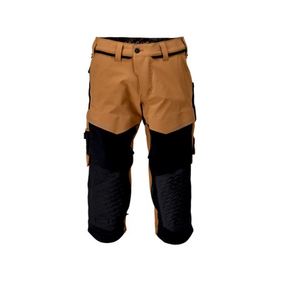 Produktbild von MASCOT® - 22249-605 Dreiviertel-Hose mit Knietaschen, nussbraun/schwarz, C60