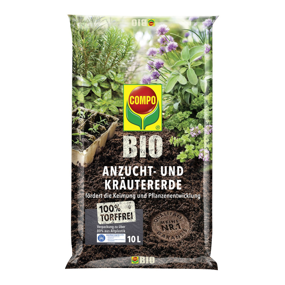 COMPO-SANA BIO Anzucht- und Kräutererde Produktbild img1 L