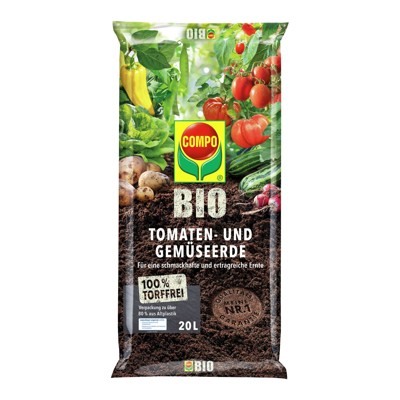 Produktbild von COMPO-SANA - BIO Tomaten- und Gemüseerde 20 L