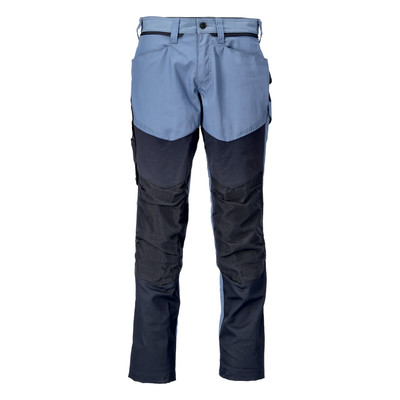 Produktbild von MASCOT® - 22479-230 Hose mit Knietaschen, steinblau/schwarzblau, 76C46