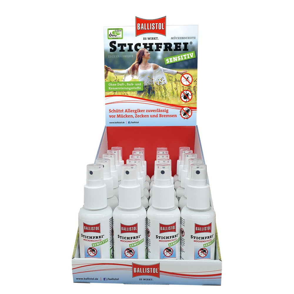 BALLISTOL Stichfrei Sensitiv Display 20xPump-Spray a 100ml Produktbild img1 L