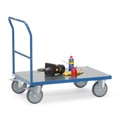 Produktbild von fetra® - Schiebebügelwagen 2502 mit Hart-PVC-Plattform, Tragkraft 600kg