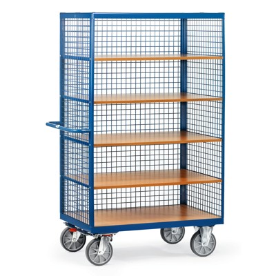 Produktbild von fetra® - Kastenwagen 3393, Gitterwände, TPE-Reifen, Tragkraft 750kg