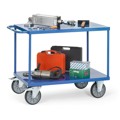 Produktbild von fetra® - Tischwagen 2402B mit Stahlblech-Plattformen, Tragkraft 600kg