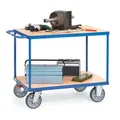 Produktbild von fetra® - Tischwagen 2400 brilliantblau, Tragkraft 500kg