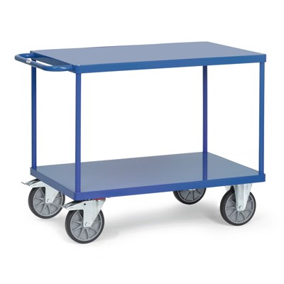 Produktbild von fetra® - Tischwagen 2402B mit Stahlblech-Plattformen, Tragkraft 600kg