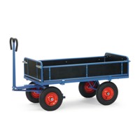 Produktbild von fetra® - Handpritschenwagen 6453V mit Zugöse, Vollgummireifen, Tragkraft 700kg