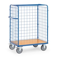 Produktbild von fetra® - Paketwagen 8481-1, Drahtgitterwände, Tragkraft 600kg