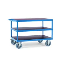 Produktbild von fetra® - Tischwagen 12423, 3 Ebenen, Tragkraft 1.200kg