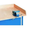 Produktbild von fetra® - Schraubstock Werkstattwagen Backenbreite 100mm Stahl blau