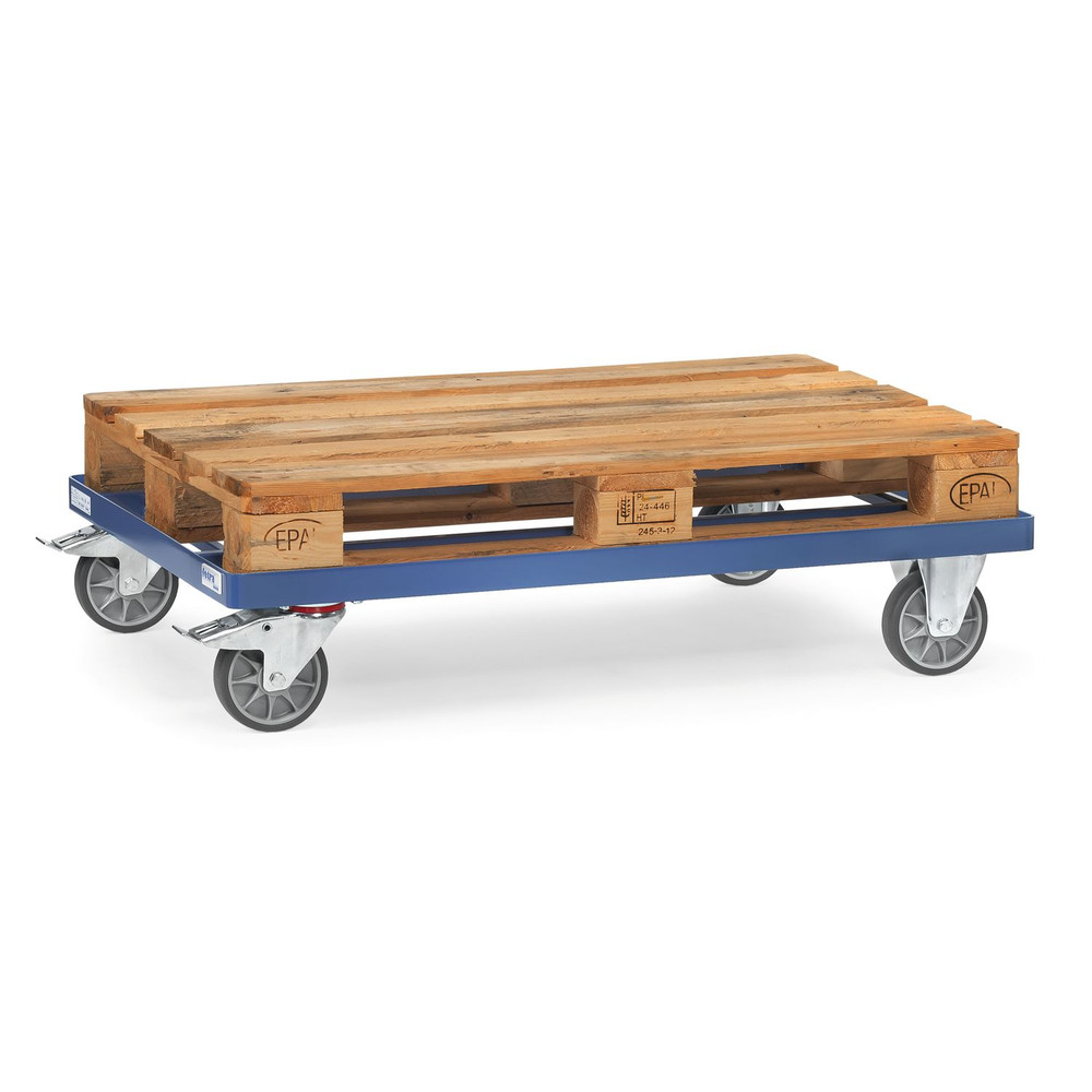 fetra® Paletten-Fahrgestell 22501, TPE-Bereifung, Tragkraft 500kg Produktbild img2 L