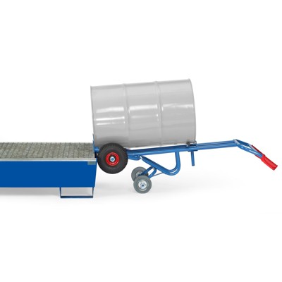 Produktbild von fetra® - Fasskarre 306 L, Luftreifen, Stützrad, Tragkraft 300kg