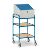 Produktbild von fetra® - Rollpult 5844, 3 Ebenen, Tragkraft 100kg