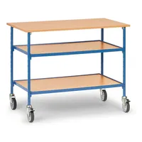 Produktbild von fetra® - Rolltisch 5862, 3 Ebenen, Tragkraft 150kg