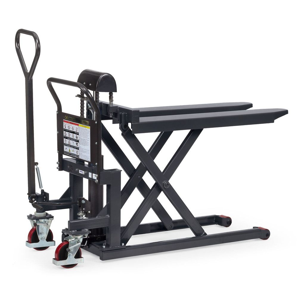 fetra Scheren-Hubwagen 6821, Fußpedalbedienung, Tragkraft 1.000kg Produktbild img1 L