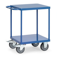 fetra® Tischwagen 2496B mit Stahlblech-Plattformen, Tragkraft 500kg Produktbild