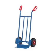 fetra Stahlrohrkarre, 250 kg, Vollgummi-Bereifung Produktbild
