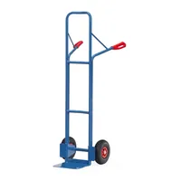 fetra Stahlrohrkarre, 300 kg, Bügel durchgebogen, Luft-Bereifung Produktbild