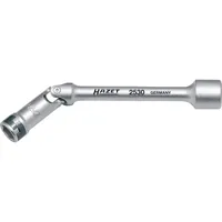HAZET Glühkerzen Steckschlüssel 2530 ∙ 3/8 Zoll (10 mm) Vierkant hohl ∙ Außen Sechskant-Tractionsprofil ∙ SW 10 mm Produktbild