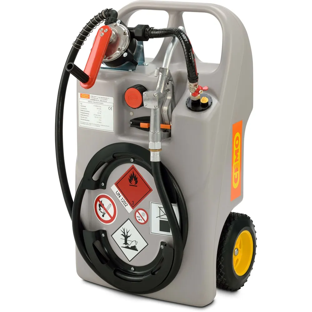 CEMO Dieseltrolley 60 l mit Kurbelpumpe und Zapfventil Produktbild img1 L