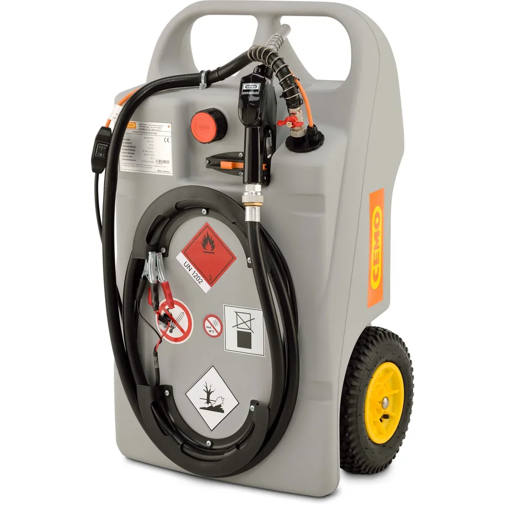 CEMO Dieseltrolley 100 l mit 12V E-Pumpe SP30 und AZV Produktbild img1 L