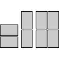 CEMO Abdeckplatte 4-er Block Produktbild