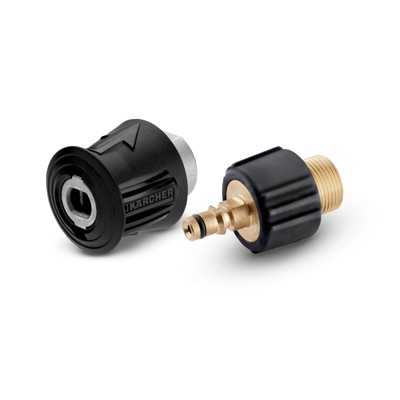 Adapterset Verlängerungsschlauch Gewinde an Hochdruckreiniger mit Quick Connect
