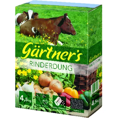 Produktbild von Gärtner´s - Rinderdung 4,5 kg