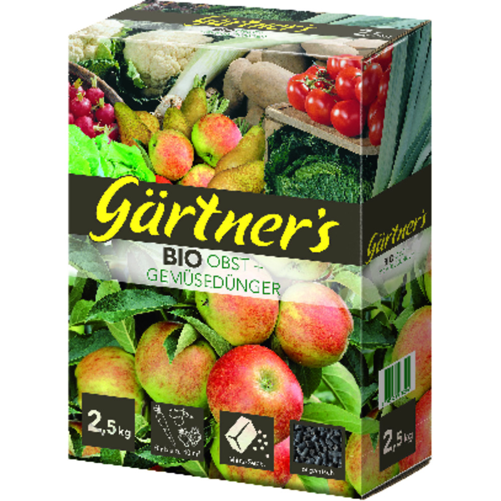 Gärtner´s Bio Obst+Gemüsedünger GÄR 2,5 Kg Produktbild img1 L