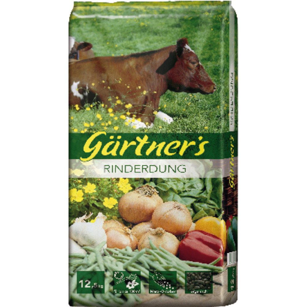 Gärtner´s Rinderdung, gekörnt, 12,5 kg Produktbild img1 L