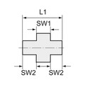 Produktbild von RIEGLER - Lösb. Doppelgewindenippel, flach dichtend, G 1 1/2 i., ES 1.4408 (273