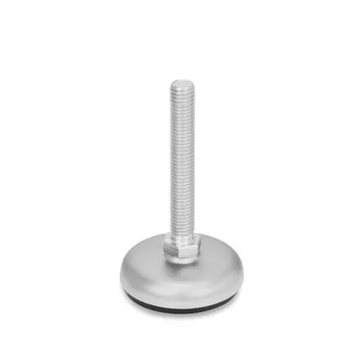 Produktbild von Ganter Norm® - Stellfüße, Edelstahl, mit Gummiauflage (31-50-M12-125-B1-S)