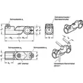 Produktbild von Ganter Norm® - Gelenk-Klemmverbinder, Aluminium (288-B40-B48-T-2-BL)