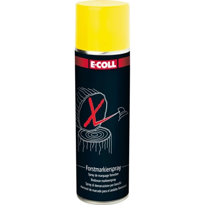 Produktbild von E-COLL - Forstmarkierspray leuchtorange Wasser- und wetterfest 500ml Spraydose