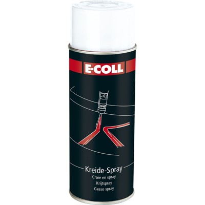 Produktbild von E-COLL - Kreidespray gelb schnelltrocknend, Überkopf-Sprühdüse 400ml Spraydose