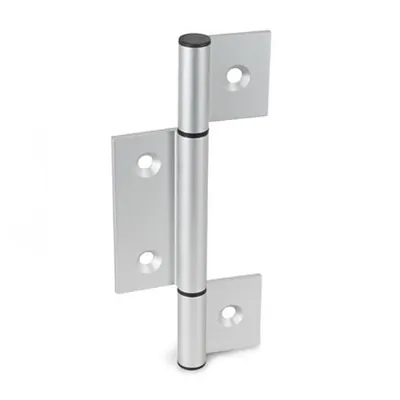 Produktbild von Ganter Norm® - Scharniere, für Aluminiumprofile / Flächenelemente, dreiteilig (