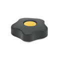 Produktbild von Ganter Norm® - Sterngriffe, Abdeckkappe farbig (5331-63-V6-B-DGB)