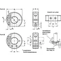 Produktbild von Ganter Norm® - Geschlitzte Stellringe, Edelstahl, mit Anbau-Gewindebohrungen (7