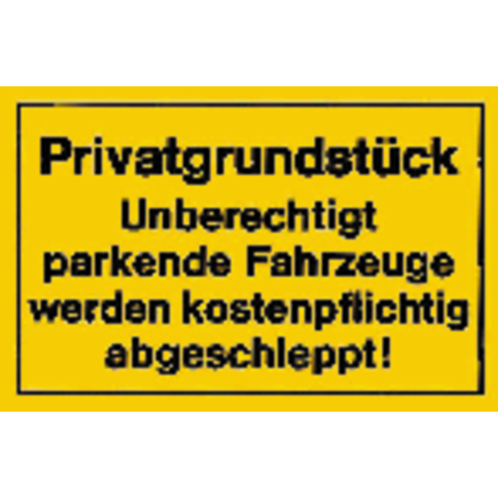 Hinweisschild "Privatgrundstück" Produktbild img1 L