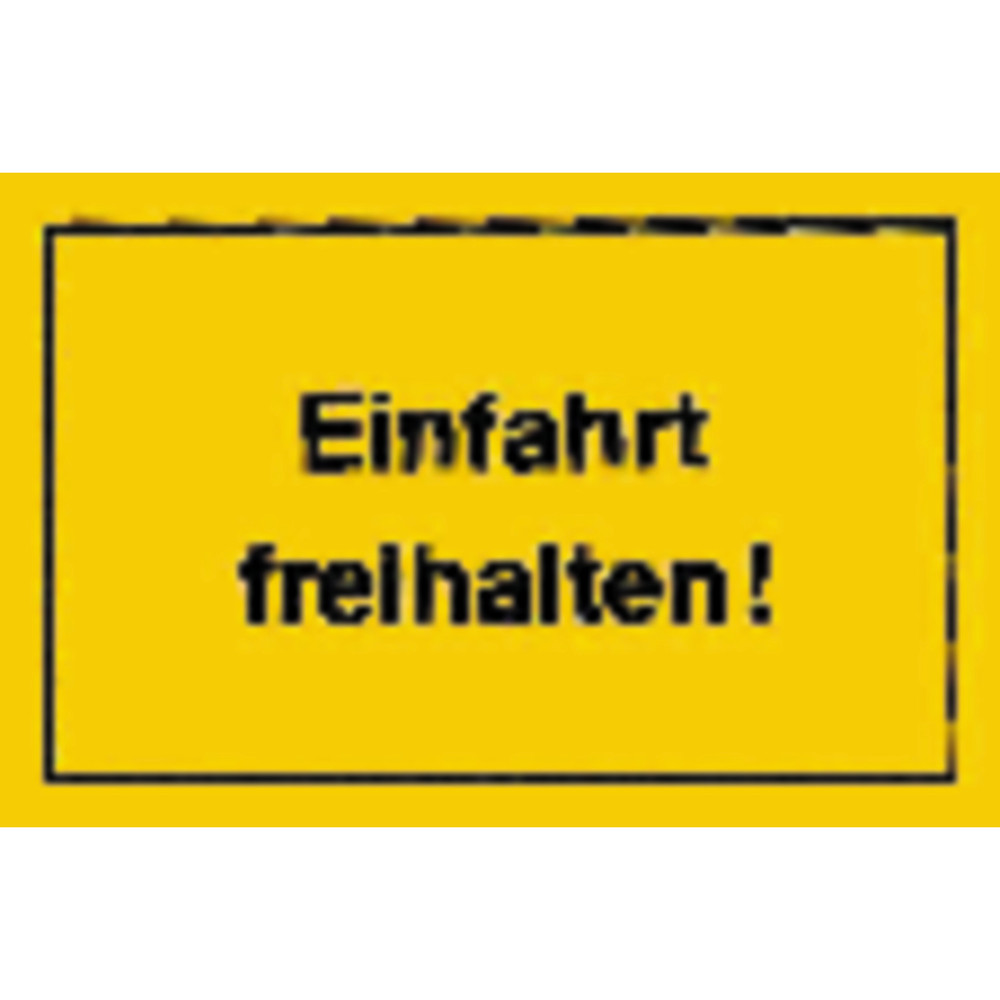 Hinweisschild "Einfahrt freihalten" 300 x 200mm Produktbild img1 L